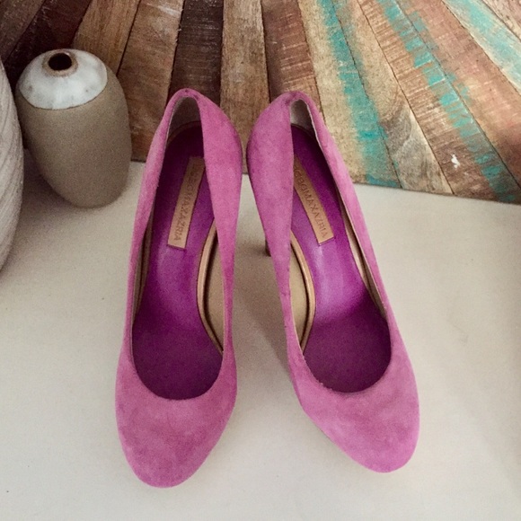 Suede stacked stiletto heels - Picture 3 of 7